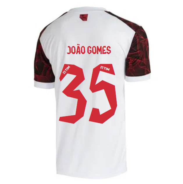 2021/22 Flamengo Away Kit Soccer Jersey JOÃO GOMES #35